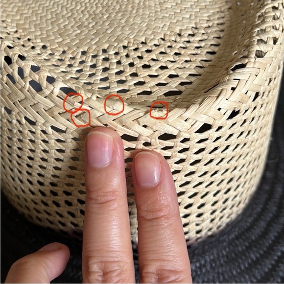 NEW Freya Eclipse Charcoal Dip Dyed Hand Woven Straw Wide Brim Hat - Picture 12 of 12